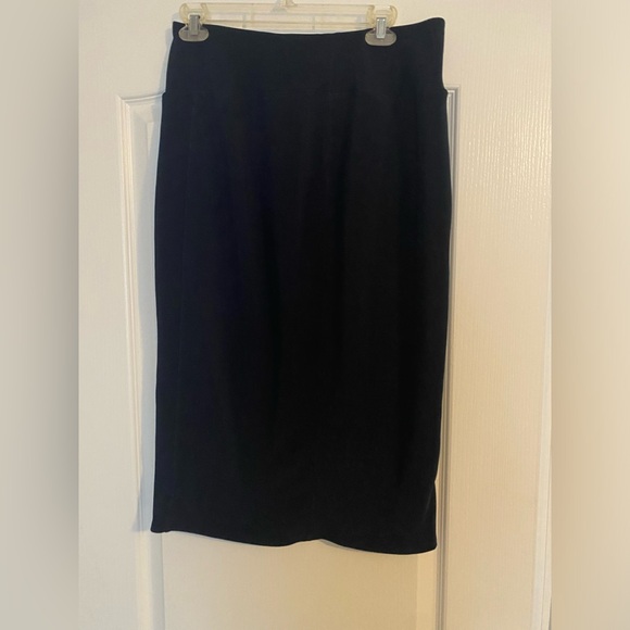 Snoga perfect fit pencil skirt- navy ribbed - Picture 3 of 6